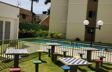 Imagem 15: Qt Das brisas. Piscina, Churrasqueira, 43m² de Áreae1 Vaga na garagem