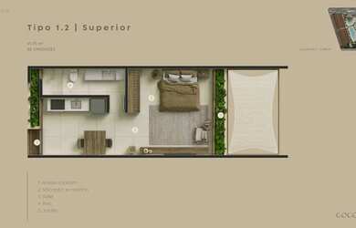 Imagem 4: Apartamento Studio - Praia do Toque, São Miguel dos Milagres