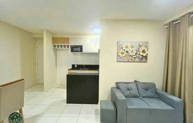 Imagem: O apartamento possui 2 Dormitórios, 1 Banheiro, 1 Vaga na garagem