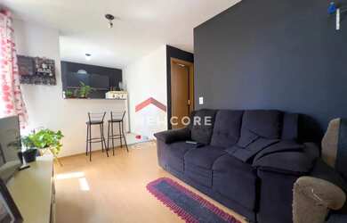 Imagem: O apartamento possui 2 Dormitórios, 1 Banheiro, 1 Vaga na garagem