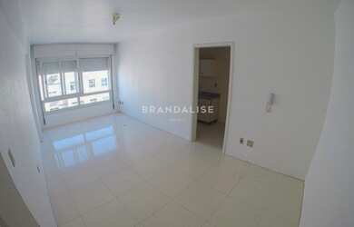 Imagem: O apartamento possui 1 Dormitório, 1 Banheiro, 1 Vaga na garagem