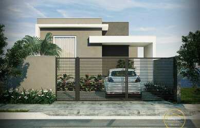 Imagem: A casa possui 2 Dormitórios, 2 Banheiros, 2 Vagas na garagem