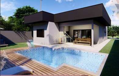 Imagem: A casa em condomínio possui 3 Dormitórios, 3 Banheiros, 2