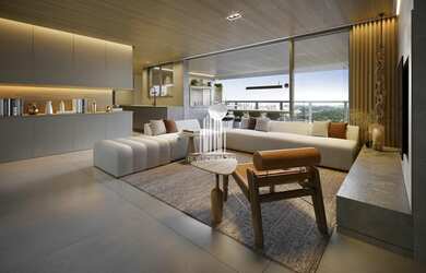 Imagem: O apartamento possui 5 Dormitórios, 5 Banheiros, 5 Vagas na