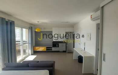 Imagem: O apartamento possui 1 Dormitório, 1 Banheiro, 1 Vaga na garagem