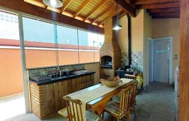 Imagem: A casa em condomínio possui 4 Dormitórios, 5 Banheiros, 4