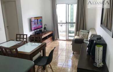 Imagem: O apartamento possui 2 Dormitórios, 1 Banheiro, 1 Vaga na garagem