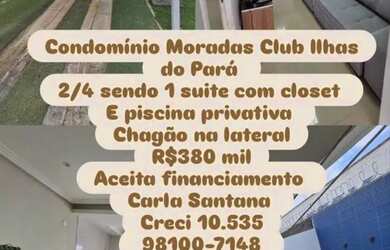 Imagem: A casa em condomínio possui 2 Dormitórios, 2 Banheiros, 1