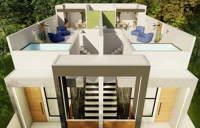 Imagem: A casa possui 2 Dormitórios, 3 Banheiros, 1 Vaga na garagem