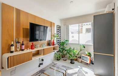 Imagem: O apartamento na cobertura possui 3 Dormitórios, 2 Banheiros