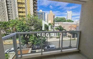 Imagem: O apartamento possui 1 Dormitório, 2 Banheiros, 1 Vaga na garagem