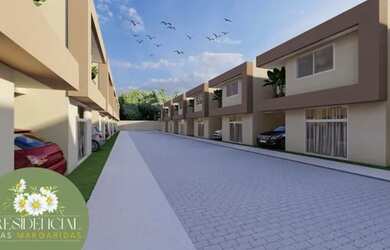 Imagem: A casa em condomínio possui 3 Dormitórios, 3 Banheiros, 2