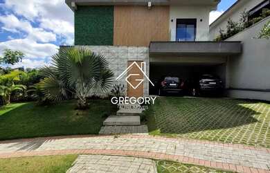 Imagem: A casa em condomínio possui 4 Dormitórios, 5 Banheiros, 4