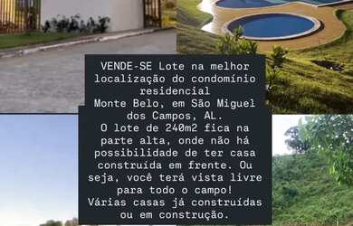 Imagem: Terreno Monte Belo - São Miguel dos Campos