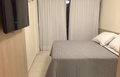 Imagem: O studio possui 1 Dormitório, 1 Banheiro, 1 Vaga na garagem