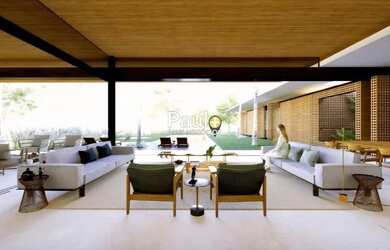 Imagem: A casa em condomínio possui 5 Dormitórios, 5 Banheiros, 5