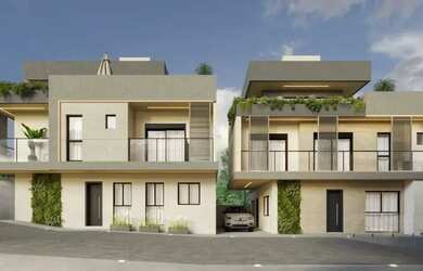 Imagem: A casa possui 3 Dormitórios, 5 Banheiros, 2 Vagas na garagem