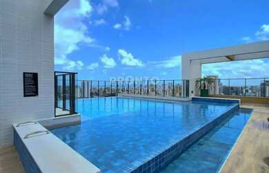 Imagem: O apartamento possui 1 Dormitório, 1 Banheiro, 1 Vaga na garagem