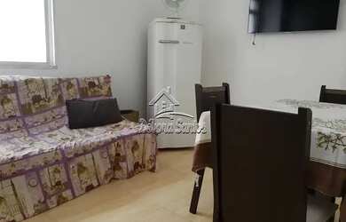 Imagem: O apartamento possui 1 Dormitório, 1 Banheiro, 1 Vaga na garagem