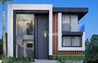 Imagem: A casa em condomínio possui 4 Dormitórios, 5 Banheiros, 4