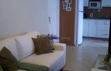 Imagem: O apartamento possui 2 Dormitórios, 1 Banheiro, 1 Vaga na garagem