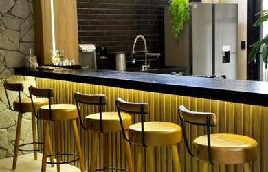 Imagem 8: Mansão Cinematográfica. Churrasqueira, Imóvel mobiliado, Ar-condicionadoeLareira