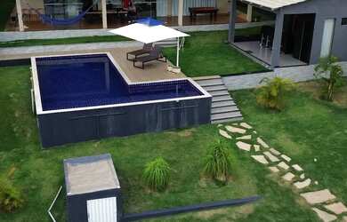 Imagem: A casa em condomínio possui 3 Dormitórios, 1.008m² de Área