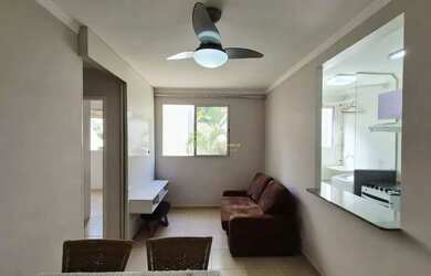 Imagem: O apartamento possui 2 Dormitórios, 1 Banheiro, 1 Vaga na garagem