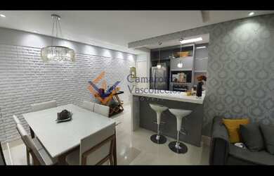 Imagem: O apartamento possui 2 Dormitórios, 1 Banheiro, 1 Vaga na garagem