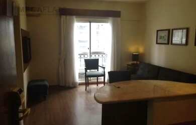 Imagem: O studio possui 1 Dormitório, 1 Banheiro, 1 Vaga na garagem