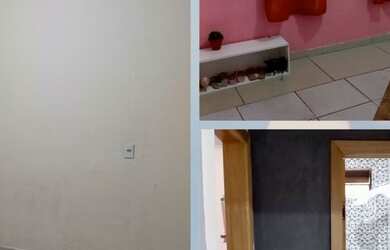 Imagem: A casa possui 2 Dormitórios, 1 Banheiro, 2 Vagas na garagem