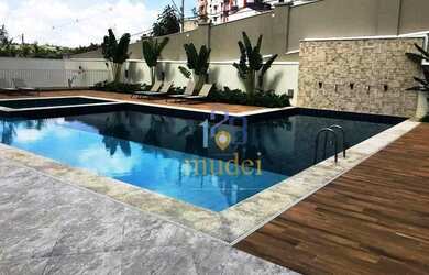 Imagem: O apartamento possui 1 Dormitório, 1 Banheiro, 1 Vaga na garagem