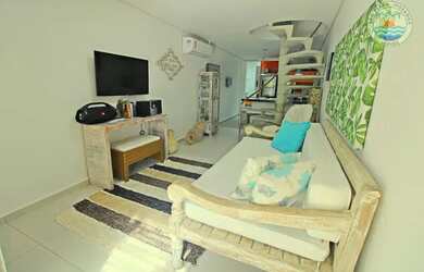 Imagem: A casa em condomínio possui 3 Dormitórios, 3 Banheiros, 90m²