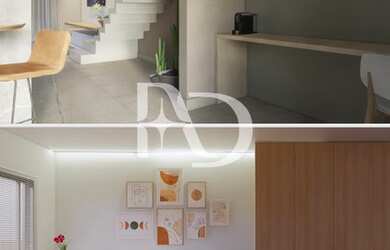 Imagem: A casa possui 3 Dormitórios, 3 Banheiros, 4 Vagas na garagem