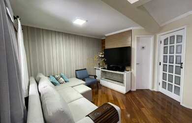 Imagem: A casa em condomínio possui 4 Dormitórios, 4 Banheiros, 2