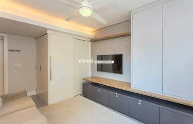 Imagem: O apartamento na cobertura possui 4 Dormitórios, 5 Banheiros