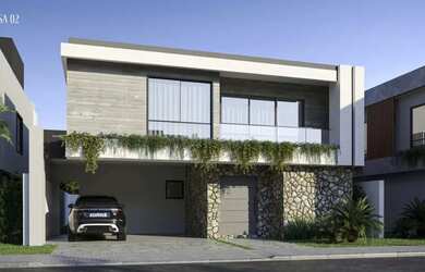 Imagem: A casa em condomínio possui 3 Dormitórios, 5 Banheiros, 4