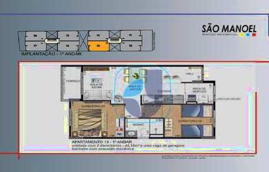 Imagem 10: Cobertura à venda, 69 m² por R$ 369.000,00 - Jardim Diadema - Diadema/SP