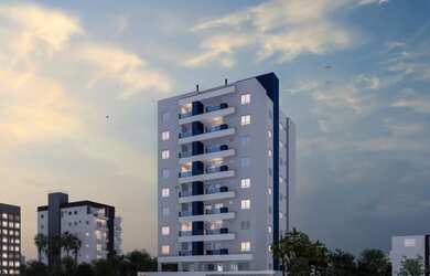 Imagem: O apartamento possui 2 Dormitórios, 1 Banheiro, 1 Vaga na garagem