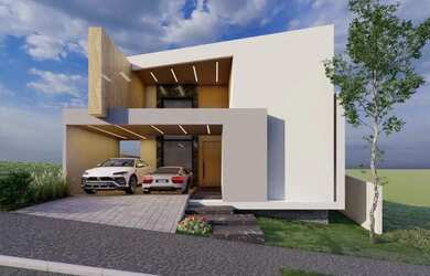 Imagem: A casa possui 3 Dormitórios, 5 Banheiros, 3 Vagas na garagem