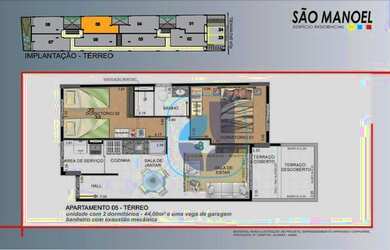 Imagem 5: Cobertura à venda, 69 m² por R$ 369.000,00 - Jardim Diadema - Diadema/SP