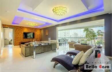 Imagem: O apartamento possui 4 Dormitórios, 5 Banheiros, 3 Vagas na