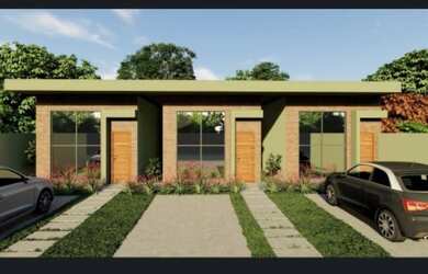 Imagem: A casa possui 2 Dormitórios, 1 Banheiro, 1 Vaga na garagem