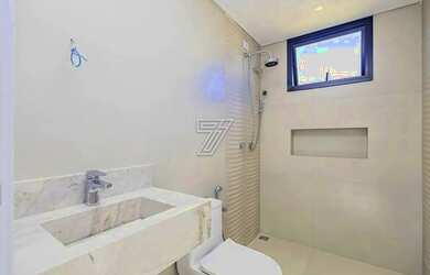 Imagem 16: Casa moderno com três suítes-duas vagas cobertas-duas churrasqueiras