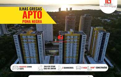 Imagem: O apartamento possui 3 Dormitórios, 3 Banheiros, 2 Vagas na