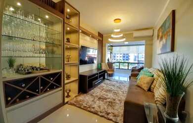 Imagem: O apartamento possui 2 Dormitórios, Acomodam 6 pessoas, 1 Vaga