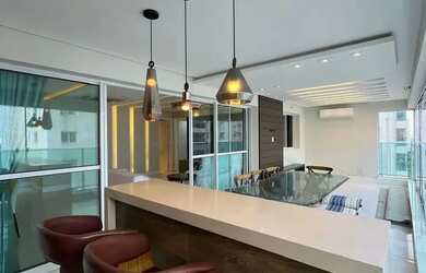 Imagem: O apartamento possui 3 Dormitórios, 4 Banheiros, 3 Vagas na