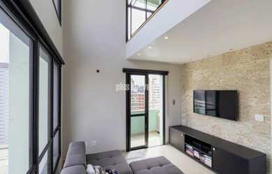 Imagem: O apartamento possui 1 Dormitório, 2 Banheiros, 1 Vaga na garagem