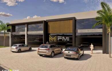 Imagem: O depósito possui 5 Vagas na garagem, 210m² de Área e está