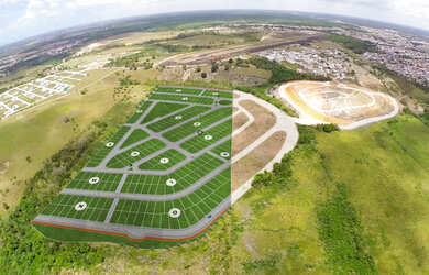 Imagem: O terreno possui 200m² de Área e está localizado em Aviação